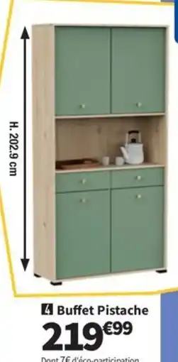 Conforama Buffet Pistache offre