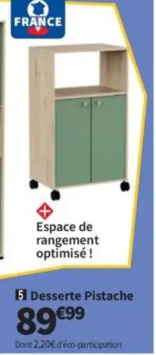 Conforama Desserte Pistache offre