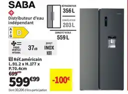 Conforama SABA Réf.américain offre