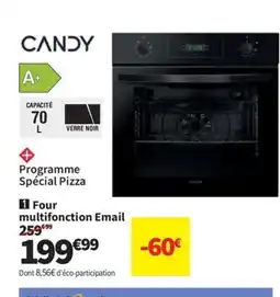 Conforama CANDY Four multifonction Email offre