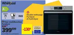 Conforama WHIRLPOOL Four multifonction Pyrolyse offre