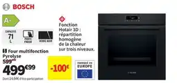Conforama BOSCH Four multifonction Pyrolyse offre