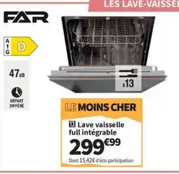 Conforama FAR Lave vaisselle full intégrable offre