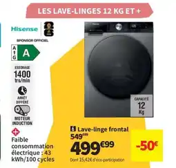 Conforama HISENSE Lave-linge frontal offre