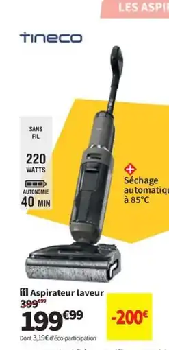 Conforama TINECO Aspirateur laveur offre