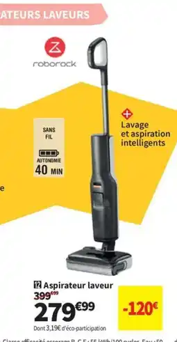 Conforama ROBOROCK Aspirateur laveur offre