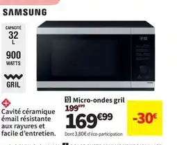Conforama SAMSUNG Micro-ondes gril offre
