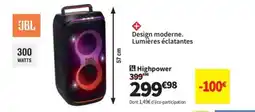 Conforama JBL Highpower offre