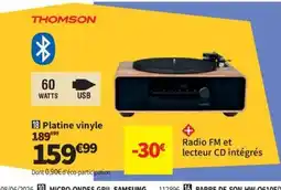 Conforama THOMSON Platine vinyle offre