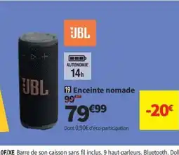 Conforama JBL Enceinte nomade offre