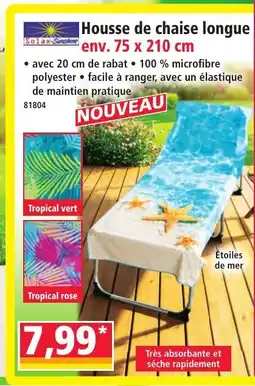 Norma Housse de chaise longue offre