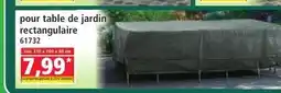 Norma Pour table de jardin rectangulaire offre