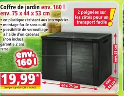 Norma Coffre de jardin offre