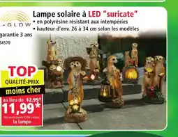 Norma I-GLOW Lampe solaire à LED suricate offre