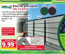 Norma POWER GARDEN Brise-vue pour balcon offre