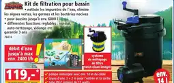 Norma Kit de filtration pour bassin offre