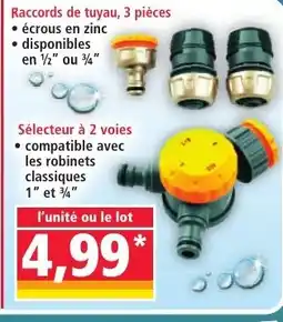 Norma Raccords de tuyau, 3 pièces offre
