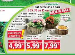 Norma GIARDESSA Pot de fleurs en bois offre