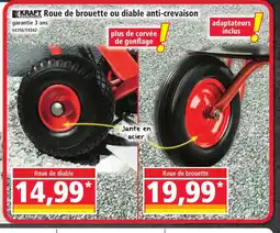 Norma KRAFT Roue de brouette ou diable anti-crevaison offre