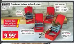 Norma KRAFT Forets ou fraises à chanfreiner offre