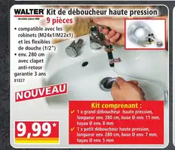 Norma WALTER Kit de déboucheur haute pression offre