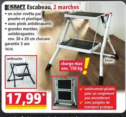 Norma KRAFT Escabeau, 2 marches offre