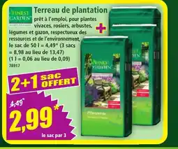 Norma FINEST GARDEN Terreau de plantation offre