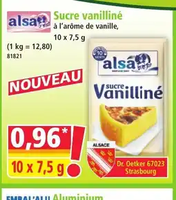 Norma ALSA Sucre vanilliné offre