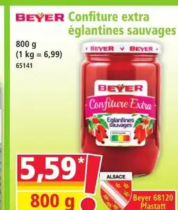 Norma BEYER Confiture extra églantines sauvages offre