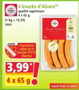 Norma FESTEIN D'ALSACE 4 knacks d'Alsace offre