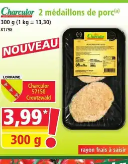 Norma CHARCULOR 2 médaillons de porc offre