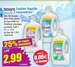 Norma BOOM Lessive liquide concentrée offre