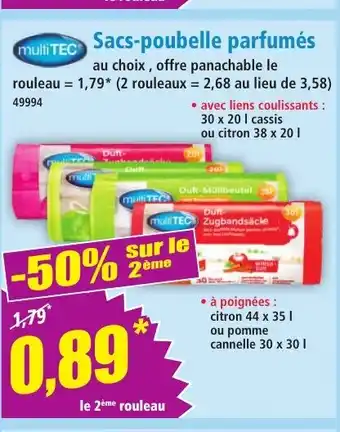 Norma MULTITEC Sacs-poubelle parfumés offre