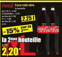 Norma COCA-COLA zéro offre