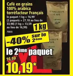 Norma Café en grains 100% arabica torréfacteur Français offre