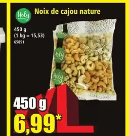 Norma HOLY FRUITS Noix de cajou nature offre