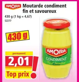Norma AMORA Moutarde condiment fin et savoureux offre