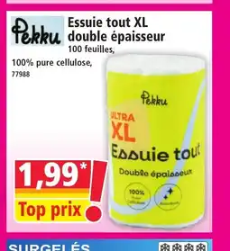 Norma PEKKU Essuie tout XL double épaisseur offre