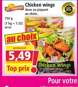 Norma GUT LANGENHOF Chicken wings offre