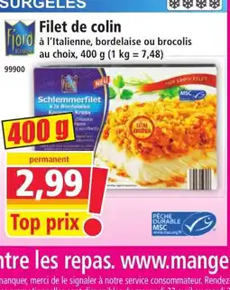 Norma FJORD Filet de colin offre