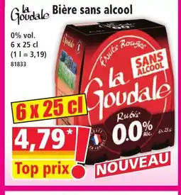 Norma LA GOUDALE Bière sans alcool offre