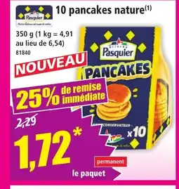 Norma PASQUIER 10 pancakes nature offre