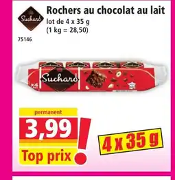 Norma SUCGARD Rochers au chocolat au lait offre