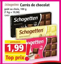 Norma SCHOGEITEN Carrés de chocolat offre