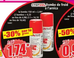 Norma STOPDOL Bombe de froid à l'arnica offre