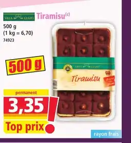 Norma VILLA GUSTO Tiramisu offre