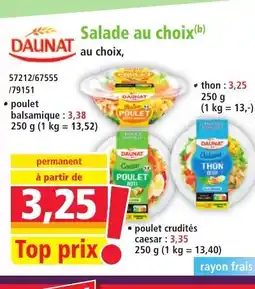 Norma DAUNAT Salade au choix offre