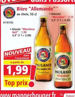 Norma Bière Allemande offre