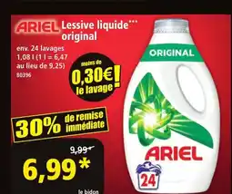Norma ARIEL Lessive liquide original offre
