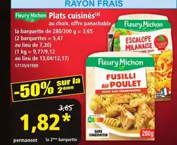 Norma FLEURY MICHON Plats cuisinés offre